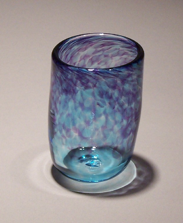 blue violet glass